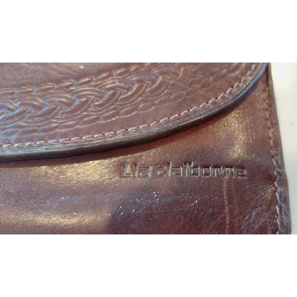 Vintage women's wallet by Liz Claiborne, genuine leather - Picture 3 of 10
